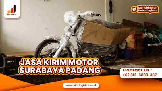 Jasa Kirim Motor Surabaya Padang (Sumbar) Murah