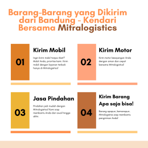 Barang-barang yang dapat dikirim Mitralogistics