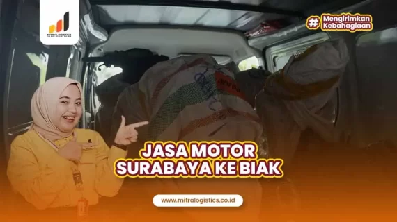 Jasa Kirim Motor Surabaya ke Biak Layanan Terbaik